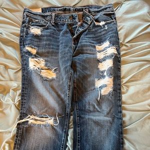 Men Abercrombie & Fitch button fly jeans 36x32